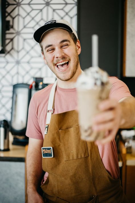 Coffee Shop Branding, Coffee Shop Photography, Coffee Shot, Food Photoshoot, Chef Clothes, Restaurant Photography, Restaurant Photos, Coffee Photos, Coffee Photography