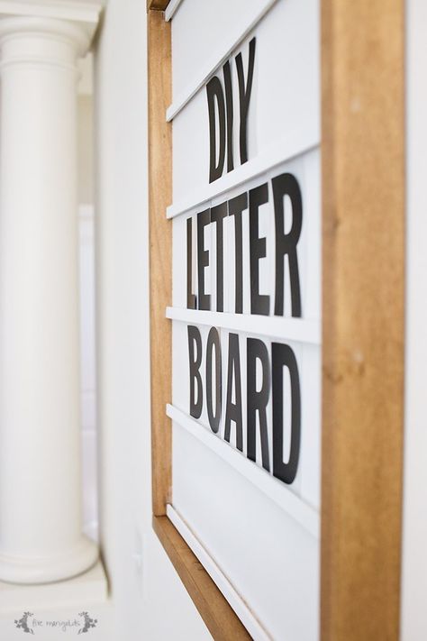 DIY Marquee Letter Board Diy Letter Ideas, Diy Letter Board, Diy Marquee Letters, Diy Calligraphy, Letter Wall Decor, Letter Decor, Letter Boards, Marquee Sign, Diy Letters