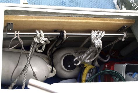 Sailboat Organization, Sailboat Restoration, Boat Organization, Bowrider Boats, Liveaboard Sailboat, Sail Yacht, Boat Interior Design, Locker Organization, Sailboat Living