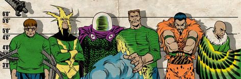 The Sinister Six Mysterio Marvel, Sinister 6, The Sinister Six, Kraven The Hunter, Marvel Comics Superheroes, Marvel Characters Art, Marvel Villains, Marvel Comic Universe, Silver Age