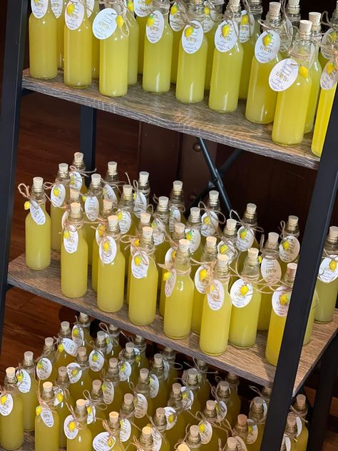 Lemon Themed Engagement Party Ideas, Lemons Theme Party, Lemoncello Bridal Shower Ideas, Limoncello Birthday Party, Lemoncello Bridal Shower Theme, Italian Lemon Theme Party, Almafi Coast Themed Party Decorations, Capri Bridal Shower Theme, Sorrento Bridal Shower Theme