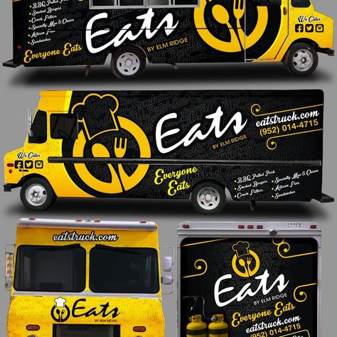 Genesis Media picked a winning design in their car, truck or van wrap contest. For just $449 they received 10 designs from 4 designers. Foodtrucks Ideas, Food Vans, Visuell Identitet, Truck Wrap, Food Van, Best Food Trucks, Mobile Food Trucks, Trendy Food, Food Cart Design