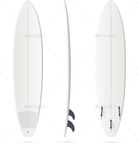 White Surfing Board Template - Mini-malibu White Surfboard, Surfing Board, Board Template, Sand Surfing, Surfboard Design, Vector Design, Surfboard, Abstract Design, Surfing