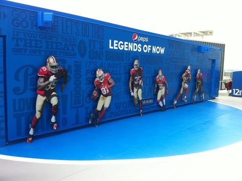 Wayfinder Signage, Stadium Branding, Football Event, Clio Sport, Marketing Activations, Olympic Theme, Madrid Football, Levi Stadium, Football Camp