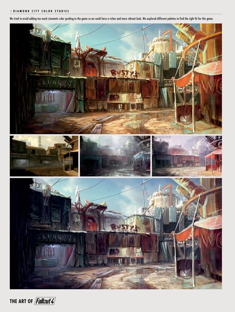 Fallout 4 Concept Art, City Concept Art, House Of Tomorrow, Fallout Concept Art, Apocalypse Art, Fallout Art, Diamond City, Fall Out 4, Fallout New Vegas