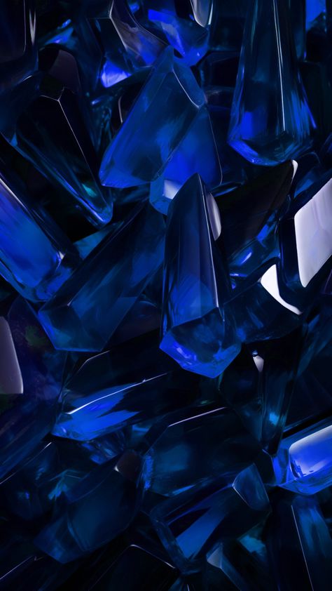 Desain Ux, Blue Aesthetic Dark, Dark Blue Wallpaper, Crystal Aesthetic, Gemstone Art, Calming Colors, Blue Gems, Pretty Wallpapers Backgrounds, Feeling Blue