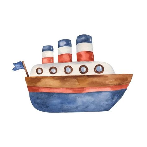 Cargo Png, Drawing History, Cute Clip Art, Nautical Clipart, Boat Cartoon, History Illustration, Whatsapp Logo, Ship Vector, Boat Illustration