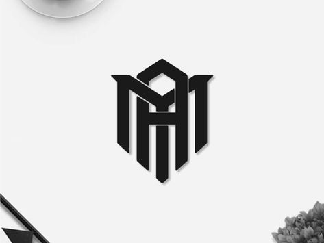 Ma Monogram, Monogram Logo Letters, Initials Logo Design, Logo Creator, Airline Logo, Elbow Tattoos, Camera Logo, Modern Monogram, Monogram Logo Design