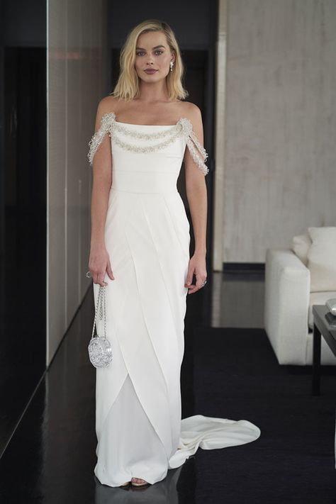 Margot Robbie en robe Chanel haute couture Crédit photo : Courtesy of Chanel Margot Robbie Oscars, Margot Robbie Red Carpet, Margot Robbie Outfit, Oscars Gown, Dress Red Carpet, Margot Robbie Style, Chanel Haute Couture, Margot Robbie, Red Carpet Looks