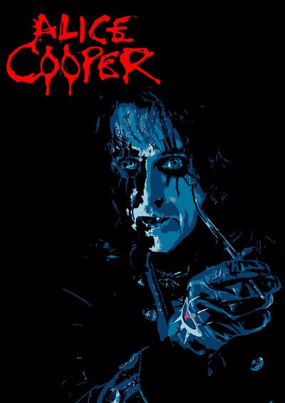 Alice Cooper by CadiesArt Graphic Alice Cooper 70's, Alice Cooper Poster, Musician Artwork, Rock Wallpaper, Metal Posters Art, Rock Poster Art, Makeup Drawing, 80's Music, Rock Videos