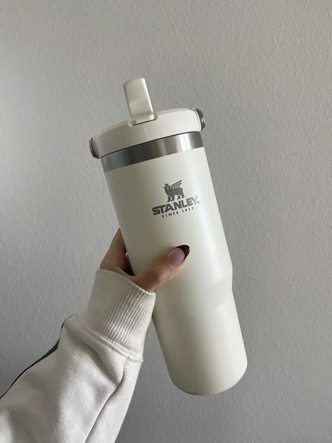 Water Bottle Stanley, Burrr Basket, Cream Stanley, Stanley Bottle, Stanley Water Bottle, Trendy Water Bottles, Coffee Smoothie, Stanley Quencher, Stocking Gifts