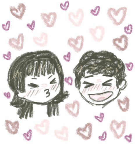 Ideas Noteit, Seni Pastel, Kartu Valentine, Cute Doodle Art, Dessin Adorable, Couple Drawings, Cute Texts, Sketchbook Art Inspiration