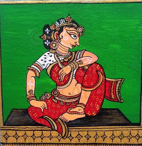 Patchitra Painting Odisha, Pattachitra Paintings Easy, Pattachitra Art Paintings, Patachitra Art, Patachitra Paintings, Painting On Blouse, Bapu Bommalu, Pattachitra Paintings, Pattachitra Art