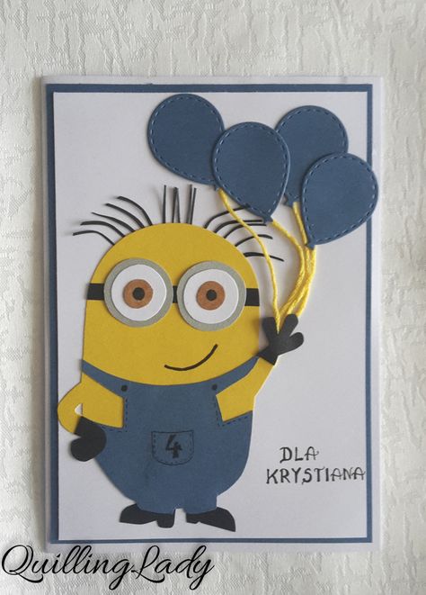 Minion Cards Birthday, Minion Birthday Card, Minion Valentine, Minion Card, Graduation Cards Handmade, Minions Party, Happy Birthday Minions, Childrens Art Projects, Minion Theme