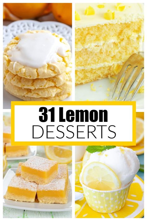 Best Lemon Desserts, Pie Filling Desserts, Lemon Desserts Easy, Lemon Treats, Lemon Cakes, Lime Desserts, Lemon Brownies, Lemon Pie Filling, Lemon Cookies Recipes