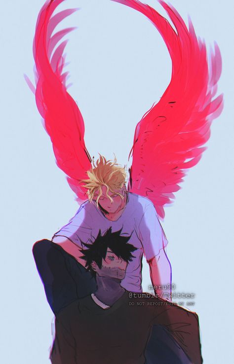 hotwings Dabihawks Fluff, 1366x768 Wallpaper Hd, Ange Demon, Hot Wings, My Hero Academia Memes, Buko No Hero Academia, Hero Academia Characters, Anime Ships