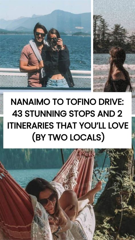 Explore the picturesque journey from Nanaimo to Tofino on Vancouver Island with these curated itineraries featuring 43 must-visit stops. Craft unforgettable memories as you traverse stunning landscapes and charming destinations along the way. Plan your road trip seamlessly using our detailed guide for a truly memorable experience. Road Trip Vancouver Island, Vancouver Island Itinerary, Vancouver Island Road Trip, Travel Vancouver Island, Travel Vancouver, Tofino Bc, Canada Travel Guide, Victoria Canada, Canada Road Trip