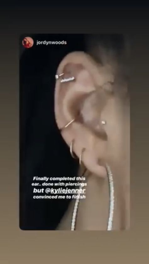 Lux Nails, Cute Ear Piercings, Jordyn Woods, Piercing Jewelry, Earings Piercings, Ear Piercings, Piercings