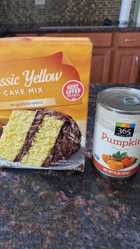 White Cake Mix Pumpkin Muffins, Muffins Made With Pumpkin Puree, Pie, Pumpkin Puree And Yellow Cake Mix Recipe, Pumpkin Muffins Using Yellow Cake, Yellow Cake With Pumpkin Puree, 2 Ingredients Pumpkin Muffins, Pumpkin With Cake Mix Recipes, Pumpkin Muffins With Yellow Cake