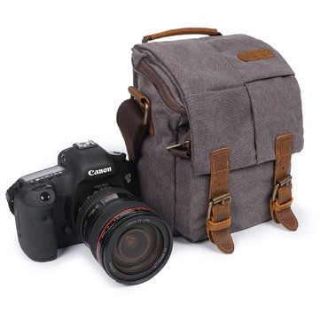 Canvas With Leather Casual Camera Bag Crossbody Bag For Men Photography Gear Accessories, Travel Camera Bag, Mini Digital Camera, Dslr Photography Tips, Dslr Camera Bag, Photography Bags, Camera Aesthetic, Camera Dslr, Travel Camera