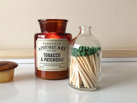 http://designcrushblog.com/2014/06/12/make-diy-matchstick-holder/ Crush Art, Room Diys, Matchstick Holder, Art Design Inspiration, Buttons Crafts, Jewish Crafts, Small Glass Bottles, Match Holder, Gift Ideas Diy