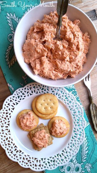 Salmon Spread Salmon Pate, Salmon Dip Recipes, Cream Substitute, Smoked Salmon Spread, Super Easy Appetizers, Salmon Spread, South Your Mouth, Canned Salmon Recipes, Salmon Dip