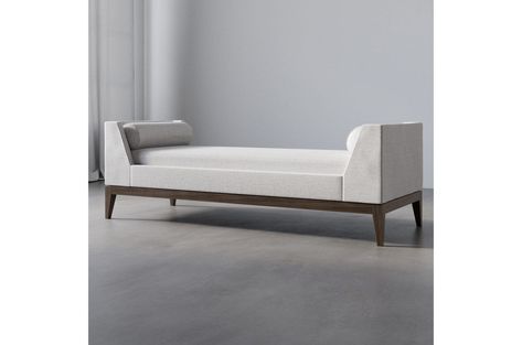 Lugano Bench by Aguirre Design Minimalist Bench, Contemporary Bench, Contemporary Seating, Modern Exterior House Designs, Boutique Collection, Modern Dining Table, Couches Living Room, Modern Room, Furniture Design Modern