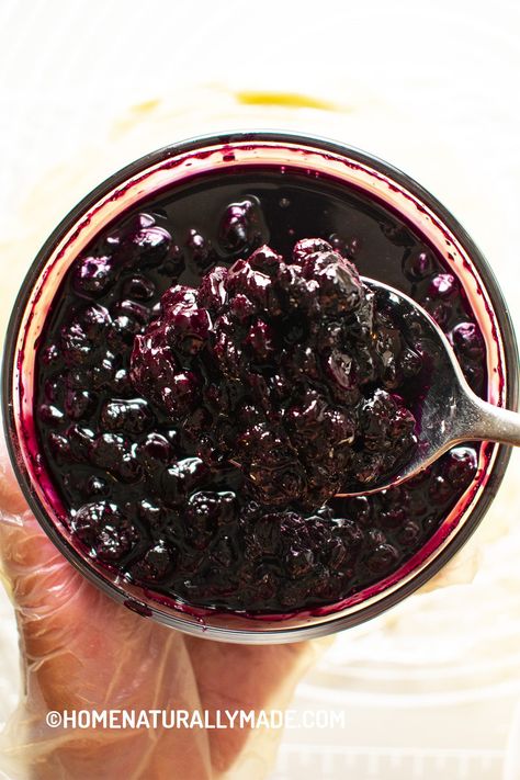 Blueberry Jam or Sauce Recipe Blueberry Jelly, Blueberry Jam Recipe, Sugar Free Jam, Beef Gelatin, Blueberry Pie Filling, Blueberry Syrup, Blueberry Sauce, Anti Aging Food, Blueberry Jam