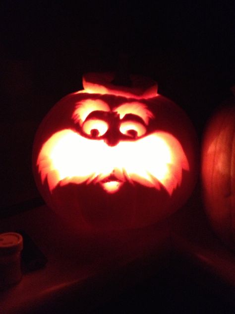 The Lorax! Carving, Halloween, Lorax Pumpkin Carving, Lorax Pumpkin, The Lorax, Art Things, A Pumpkin, Pumpkin Carving, Quick Saves