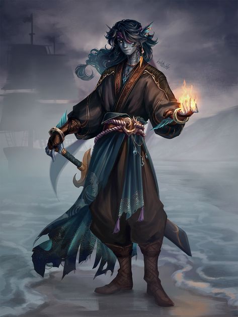 Dnd 5, Skins Characters, Dnd Races, Pirate Art, Dungeons And Dragons Classes, Dnd Dragons, Dungeons And Dragons Game, Fantasy Races, Dungeons And Dragons Characters