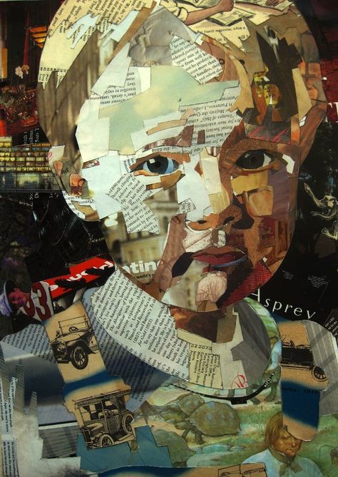 Kollage Konst, Art Altéré, L'art Du Portrait, Art Du Collage, Collage Kunst, Collage Art Projects, Layered Art, Magazine Collage, Paper Collage Art