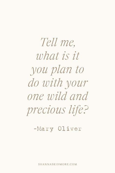 Mary Oliver Wild And Precious Life, Tell Me What Is It You Plan To Do, What Will You Do With Your One Wild Life, One Life Quotes, One Wild And Precious Life, Wild And Precious Life, Mary Oliver Quotes, Light Quotes, Inspirational Verses