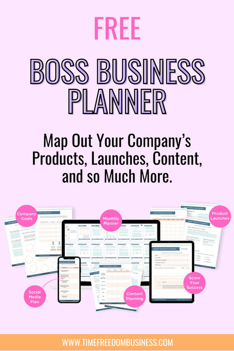 FREE Boss Business Planner Parenting Plan Custody, Small Business Ideas Products, Wig Business, Cricket Machine, Small Business Marketing Plan, Sole Trader, Business Vision Board, Diy Planner Notebook, Job Tips