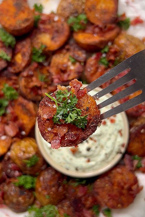 We love a loaded dip recipe at the moment, and what better to pair that with than crispy potatoes with bacon. Our British bacon adds the perfect crunch to these crispy roasted potatoes for the perfect Summer food. If you want more recipes with potatoes and bacon, make sure to try this bacon potatoes recipe for the ultimate girl dinner recipe.


#britishbacon #dip #loadeddip #baconrecipe #potatoesrecipe #potatorecipe #crispypotatoes #potatoes #summerrecipe #summerfood Recipes With Potatoes, British Bacon, Potatoes And Bacon, Bacon Pasta Recipes, Crispy Roasted Potatoes, Potatoes With Bacon, Bacon Potatoes, Recipe With Bacon, Crispy Roast Potatoes