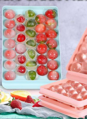 why do I need my ice to be round 😍 #aesthetic #aesthetickitchen #roundice #circleice #kitchen #kitchenaccessories #ice #icetray #fruitice #ad #decorinspo #kitchendecor #interiordesigner #livingroomdecoration #interiorandhome #livingroomdesign #homedeco #homeinspiration #decor #homestyle Aesthetic Ice Cubes, Ice Restock, Round Aesthetic, Fun Ice Cube Trays, Diamond Ice Cube Tray, Cute Ice Cube Tray, Tiny Ice Cube Tray, Round Ice Cubes, Pink Tray