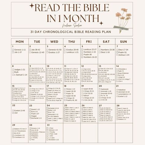 Noleen Sedra | Who’s ready to read the ENTIRE BIBLE in one month with me?? 🤩📖 I’ll be reading the Bible Chronologically during the whole month January... | Instagram Read Through The Bible In A Year, Bible Study Resources, Chronological Bible Reading Plan, Psalm 72, Chronological Bible, Learn The Bible, Month January, Reading The Bible, Bible In A Year