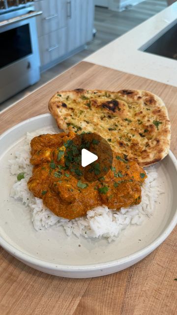 Victoria Tschopp on Instagram: "EPISODE 17: CHICKEN TIKKA MASALA WITH RICE & GARLIC NAAN   FOLLOW @victoriatschoppp FOR MORE QUICK & SIMPLE RECIPES 👇🏻  WHAT YOU’LL NEED: Trader Joes Boneless skinless chicken breast (I used 1.5 lbs)  Trader Joes Tikka Masala Curry Sauce (2 packets)  Trader Joes Garlic Naan  Trader Joes Jasmine Rice Plain Greek Yogurt Cilantro   Cut up your chicken breast into pieces. Place into a bowl. Coat with 1/2 cup plain greek yogurt, salt, pepper & mix. Let sit for 20-30 minutes in the fridge.  Once finished, take out chicken. In a large saute pan on medium heat, add olive oil then your chicken. Cook for about 5 minutes then add 2 packets of Tikka Masala sauce. Mix well and continue cooking for about 10 minutes on low heat. Season with salt + pepper. Once finished, Trader Joe’s Thai Red Curry Sauce, Trader Joe’s Curry Recipe, Trader Joe’s Chicken Shawarma Recipe, Trader Joe’s Butter Chicken, Trader Joe’s Chicken Tikka Masala, Tikka Masala Sauce, Garlic Naan, Chicken Masala, Trader Joes Recipes