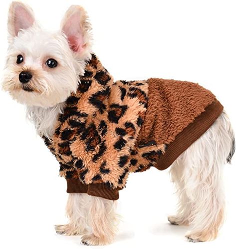 The dog clothes made of Fleece cotton, soft, stretchy, warmth, lightweight & comfortable; with this puppy sweaters for small dogs w​ill keep your dog extra warm on the particularity cold days. The puppy clothes recommend for small dog female and male. Dog Christmas Sweater, Cold Weather Dogs, Dog Accesories, Teacup Yorkie Puppy, Pet Sweaters, Puppy Coats, Small Dog Sweaters, Cat Apparel, Dog Winter Clothes