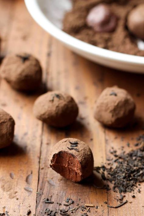 Paleo Dessert Recipes Easy, Truffles Recipe, Paleo Recipes Dessert, Candy Truffles, Paleo Sweets, Paleo Treats, Truffle Recipe, Paleo Dessert, Earl Grey