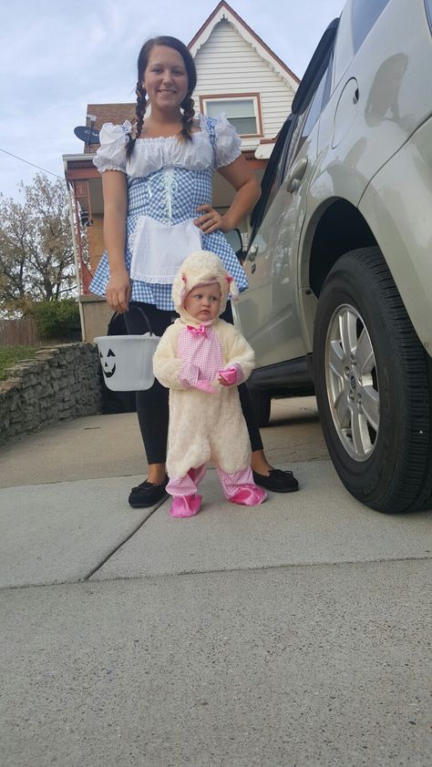 🎶 Mary had a little lamb 🎶 #halloween #trickortreat #costumes #mommyandme Mary Had A Little Lamb Costume, Lamb Halloween Costume Women, Diy Lamb Costume, Little Lamb Costume, Baby Lamb Costume, Lamb Costume, Mary Had A Little Lamb, Trick Or Treat, Baby Strollers