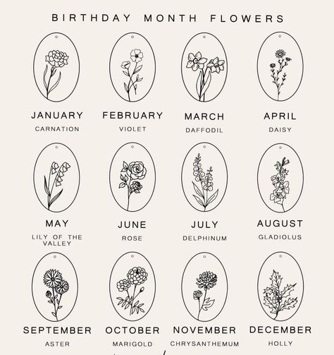 February And March Flower Tattoo, Tattoo Ideas December, January Tattoo Ideas Birth Month, December Tattoo Ideas Birth Month, November Birth Flower Tattoo Small, April Month Flower, February Tattoo Ideas, April Flower Tattoo, January Flower Tattoo