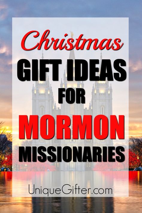 Need a gift idea for someone on mission? Try out this handy list of Christmas gift ideas for Mormon Missionaries. Remind them of home this year! | Christmas Presents for Mormon Missionaries | Presents for Missionaries | Christmas gift for a daughter on mission | Christmas gifts for a son on mission Lds Missionary Christmas Gifts, Missionary Christmas Packages, Missionaries Lds, Homemade Christmas Gifts For Family, 20 Christmas Gift Ideas, Simple Christmas Gifts, Missionary Gift Ideas, Lds Nursery, Lds Christmas