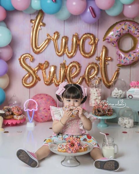 Two Sweet Theme, Second Birthday Photos, Two Sweet Birthday, 2nd Birthday Photos, Wild Birthday Party, Baby Birthday Decorations, Baby Birthday Themes, Second Birthday Ideas, 2nd Birthday Party Themes