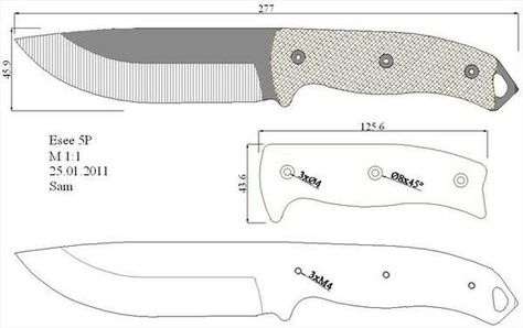 Ka-Bar Becker BK 2 template - Google Search Knife Templates, Knife Template, Knife Drawing, Knife Shapes, Knife Making Tools, Blacksmith Forge, Knife Patterns, Bushcraft Knives, Knife Design