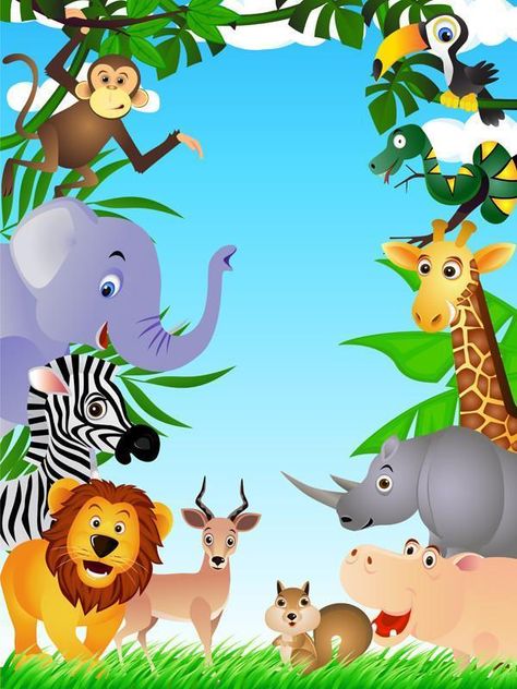 Safari-Kids' Stuff-Eazywallz Forest Designs, Safari Wallpaper, Photo Mural, Door Murals, Animals Coloring, Custom Wall Murals, Stock Wallpaper, Animal Coloring Books, Beautiful Forest