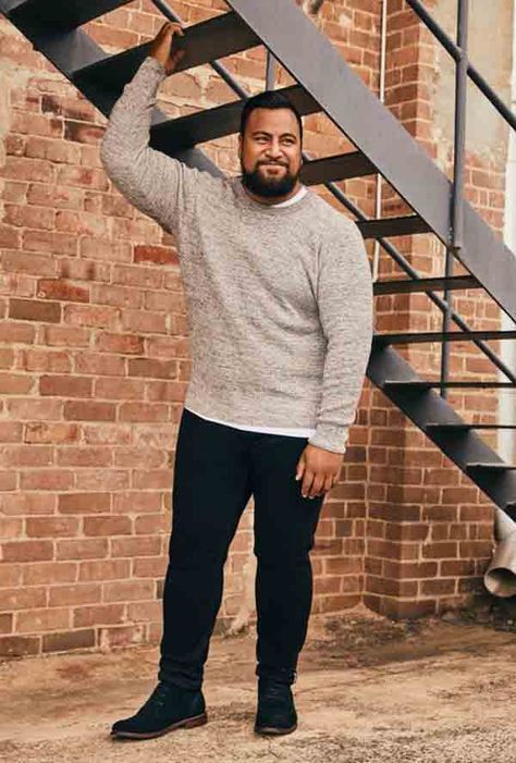 Men Fashion For Big Guys, Big Men’s Style, Business Casual Large Men, Mens Business Casual Plus Size, Cocktail Party Outfit Men Big And Tall, Men’s Business Casual Plus Size, Mens Business Casual Outfits Big And Tall, Different Types Of Mens Style, Poses For Big Men