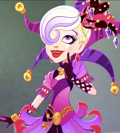 Courtly Jester Aesthetic, Courtly Jester, Eah Characters, Medieval Jester, Jester Outfit, Everafter High, Ren Faire Outfits, Cerise Hood, Slate Board