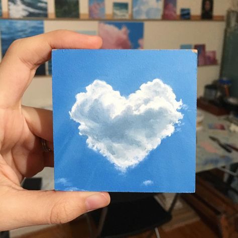 Cloud Painting Acrylic, Rainy Friday, Whimsical Art Journal, Prismacolor Art, Dancing Drawings, Joni Mitchell, Birthday Gifts For Boyfriend Diy, Small Canvas Paintings, Beauty Art Drawings