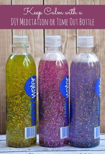 Glitter Bottle Diy, Time Out Bottle, Calming Bottle, Calm Down Bottle, Water Bottle Crafts, Glitter Water Bottles, Reuse Plastic Bottles, Glitter Bottle, Glitter Rosa