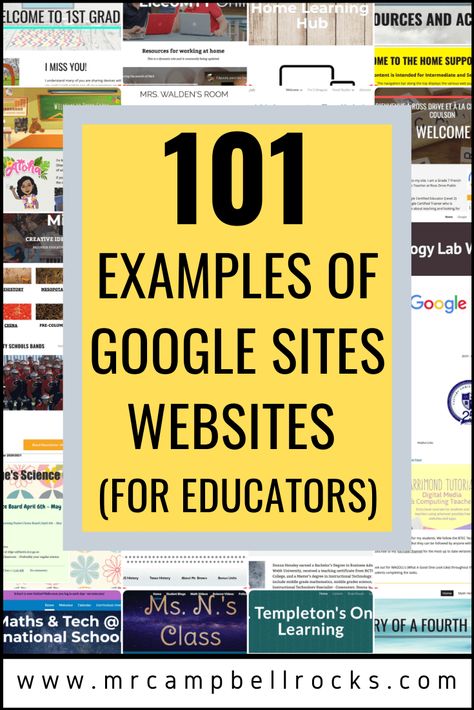 101 Examples of Google Sites Websites (For Educators) - https://mrcampbellrocks.com/101-examples-of-google-sites-websites-for-educators/ Teacher Website Ideas, Class Website, Classroom Website, Classroom Website Ideas Teachers, Websites For Teachers, Google Sites Ideas, Websites For Teachers Free, Google Sites Ideas Aesthetic, Websites For Science Students